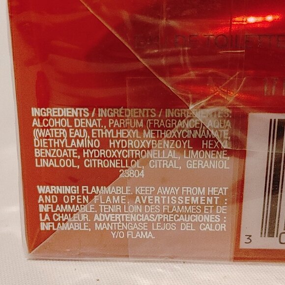 Love Is On Revlon Sealed BNIP Fragrance 1.7fl oz 50ml KISS LIP Shaped Bottle - Picture 3 of 9